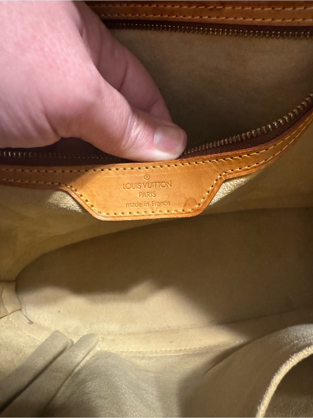 Louis Vuitton Babylone Monogram Canvas Tote with Certificate of Authenticity - Picture 11 of 14